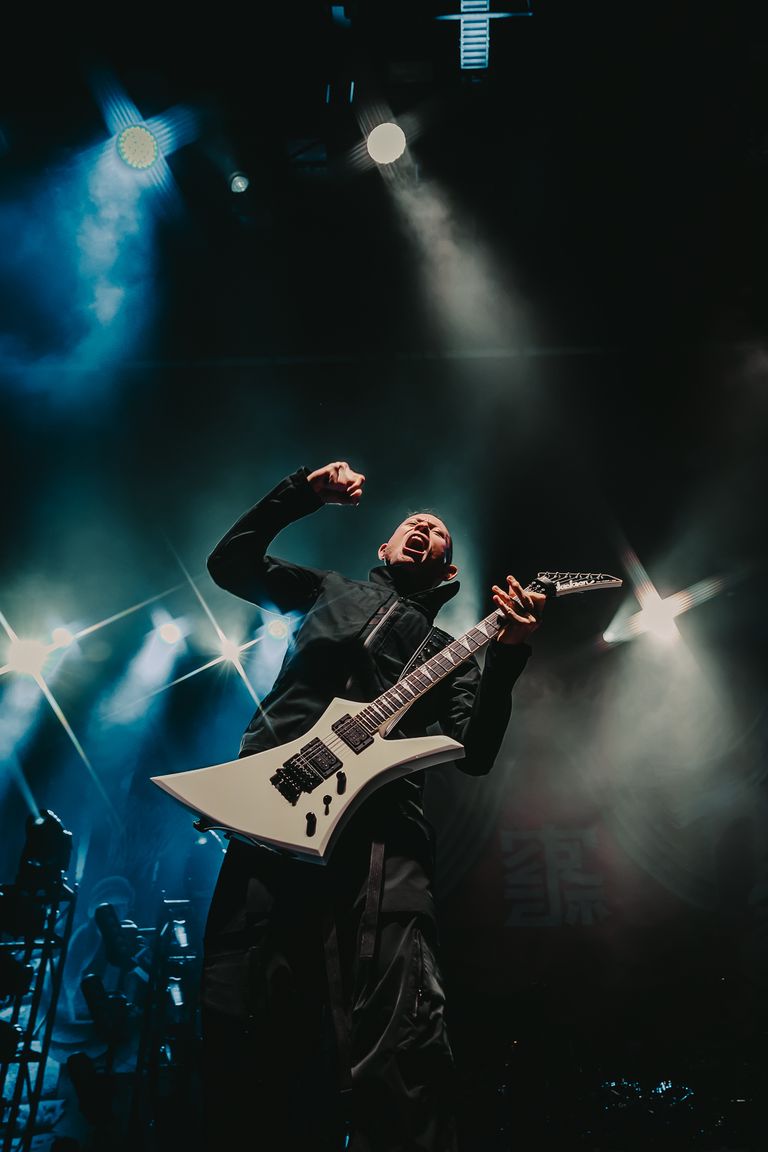 Trivium performing live at AEC Theatre in Adelaide